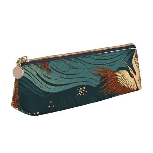 FHEBNDS Make-up-Tasche mit japanischem Wellentapeten, großes Federmäppchen, ästhetisches Federmäppchen, Münztasche, Leder-Kosmetiktasche mit Reißverschluss, Büro-Organizer, Reiseutensilien FHEBNDS Make-up-Tasche mit japanischem Wellentapeten, großes Federmäppchen, ästhetisches Federmäppchen, Münztasche, Leder-Kosmetiktasche mit Reißverschluss, Büro-Organizer, Reiseutensilien von FHEBNDS