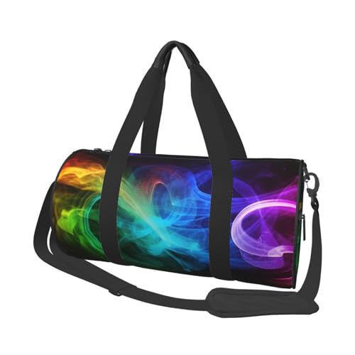Reisetasche für Damen und Herren, aus Segeltuch, leicht, Sporttasche, Sporttasche, Handgepäck, Schwarz, Einheitsgröße, Schwarz , Einheitsgröße Reisetasche für Damen und Herren, aus Segeltuch, leicht, Sporttasche, Sporttasche, Handgepäck, Schwarz, Einheitsgröße, Schwarz , Einheitsgröße von FHEBNDS