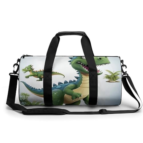 Sporttasche Turnbeutel Turnbeutel Zylindrisch - Wasserdichtes Oxford-Gewebe mit verstellbarem Schultergurt | Multi-Fach Sport Duffel für Gym, Reisen, Yoga | Leicht & Langlebig, von FHEDMN