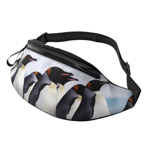 Antarctica Penguins Bauchtasche für Herren und Damen, modisch, zum Laufen, wasserdicht, Crossbody-Tasche mit verstellbarem Riemen, Sport-Hüfttasche für Reisen Antarctica Penguins Bauchtasche für Herren und Damen, modisch, zum Laufen, wasserdicht, Crossbody-Tasche mit verstellbarem Riemen, Sport-Hüfttasche für Reisen von FHEDVBN