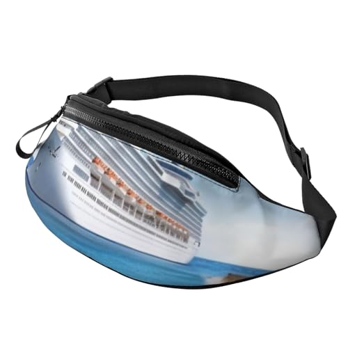 Bauchtasche für Damen und Herren, modisch, zum Laufen, wasserdicht, Crossbody-Tasche mit verstellbarem Riemen, Sport-Hüfttasche für Reisen Bauchtasche für Damen und Herren, modisch, zum Laufen, wasserdicht, Crossbody-Tasche mit verstellbarem Riemen, Sport-Hüfttasche für Reisen von FHEDVBN
