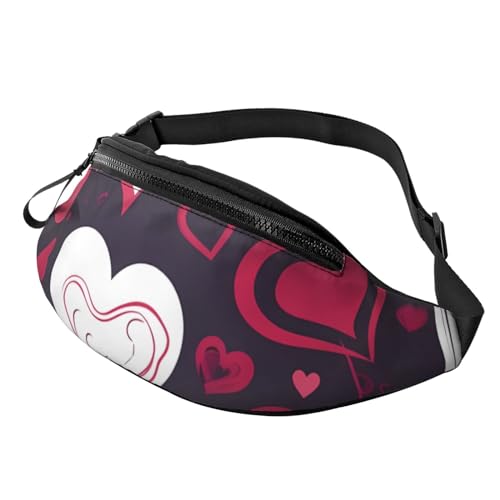 Bauchtasche für Damen und Herren, modisch, zum Laufen, wasserdicht, Crossbody-Tasche mit verstellbarem Riemen, Sport-Hüfttasche für Reisen Bauchtasche für Damen und Herren, modisch, zum Laufen, wasserdicht, Crossbody-Tasche mit verstellbarem Riemen, Sport-Hüfttasche für Reisen von FHEDVBN