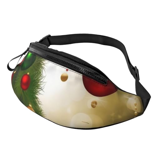 Bauchtasche mit Aufschrift "Merry Christmas" für Herren und Damen, modisch, zum Laufen, wasserdicht, Crossbody-Tasche mit verstellbarem Riemen, Sport-Hüfttasche für Reisen Bauchtasche mit Aufschrift "Merry Christmas" für Herren und Damen, modisch, zum Laufen, wasserdicht, Crossbody-Tasche mit verstellbarem Riemen, Sport-Hüfttasche für Reisen von FHEDVBN