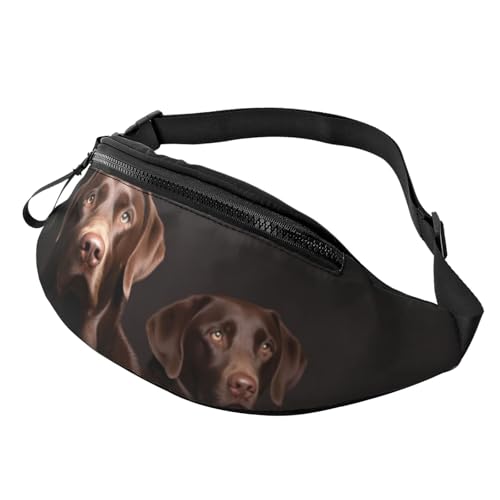 Braune Labrador Retriever-Fanny-Tasche für Männer und Frauen, modisch, Laufen, Hüfttasche, wasserdicht, Crossbody-Tasche, Überall, Gürteltasche mit verstellbarem Riemen, Sport-Hüfttasche für Reisen Braune Labrador Retriever-Fanny-Tasche für Männer und Frauen, modisch, Laufen, Hüfttasche, wasserdicht, Crossbody-Tasche, Überall, Gürteltasche mit verstellbarem Riemen, Sport-Hüfttasche für Reisen von FHEDVBN