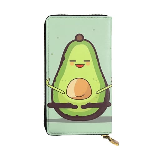 FHEDVBN Geldbörse mit niedlichem Muster für Männer und Frauen, lange Geldbörse, Leder, Clutch, große Business-Handtasche, Reise-Handyhalter, Kreditkartenhalter, Geldtasche mit Reißverschluss von FHEDVBN