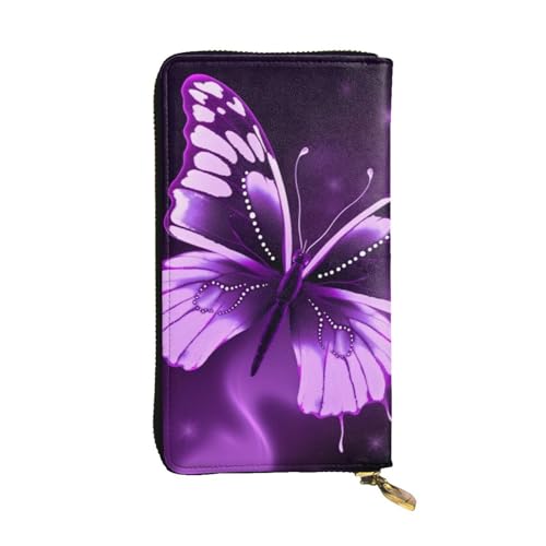 FHEDVBN Geldbörse mit niedlichem Schmetterlings-Motiv, für Damen und Herren, lang, Leder, Clutch, große Business-Handtasche, Reise-Handtasche, Kreditkartenhalter, Geldbeutel, mit Reißverschluss FHEDVBN Geldbörse mit niedlichem Schmetterlings-Motiv, für Damen und Herren, lang, Leder, Clutch, große Business-Handtasche, Reise-Handtasche, Kreditkartenhalter, Geldbeutel, mit Reißverschluss von FHEDVBN