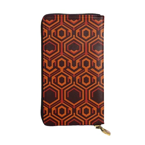 FHEDVBN Shining Overlook Geldbörse für Männer und Frauen, lange Geldbörse, Leder, Clutch, groß, Business-Handtasche, Reise-Handyhalter, Kreditkartenhalter, Geldetui, mit Reißverschluss FHEDVBN Shining Overlook Geldbörse für Männer und Frauen, lange Geldbörse, Leder, Clutch, groß, Business-Handtasche, Reise-Handyhalter, Kreditkartenhalter, Geldetui, mit Reißverschluss von FHEDVBN