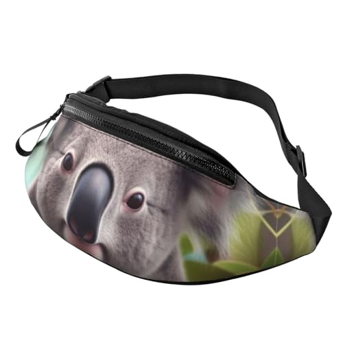 Niedliche Koala-Gürteltasche für Herren und Damen, modisch, zum Laufen, wasserdicht, Crossbody-Tasche mit verstellbarem Riemen, Sport-Hüfttasche für Reisen Niedliche Koala-Gürteltasche für Herren und Damen, modisch, zum Laufen, wasserdicht, Crossbody-Tasche mit verstellbarem Riemen, Sport-Hüfttasche für Reisen von FHEDVBN