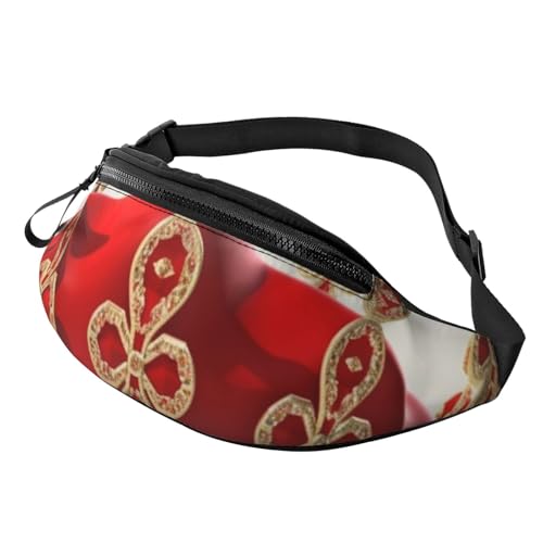 Red Crown Bauchtasche für Herren und Damen, modisch, zum Laufen, wasserdicht, Crossbody-Tasche mit verstellbarem Riemen, Sport-Hüfttasche für Reisen Red Crown Bauchtasche für Herren und Damen, modisch, zum Laufen, wasserdicht, Crossbody-Tasche mit verstellbarem Riemen, Sport-Hüfttasche für Reisen von FHEDVBN
