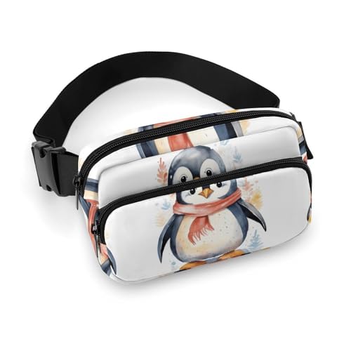 Bauchtasche für Herren und Damen, niedliche Cartoon-Tier-Gürteltasche, leicht, vollständig bedruckt, mit verstellbarem Gurt, für Laufen, Wandern, Reisen, Stil, 20 x 13 cm, Stil:, 20x13cm von FHESDCW