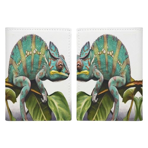 Chameleon Reisepasshülle aus Leder, minimalistische Reisepasshülle, Reisebrieftasche, Reisepassbuchhalter für Damen und Herren, Stil, 20,3 x 13,8 cm, Stil:, 20.3x13.8cm Chameleon Reisepasshülle aus Leder, minimalistische Reisepasshülle, Reisebrieftasche, Reisepassbuchhalter für Damen und Herren, Stil, 20,3 x 13,8 cm, Stil:, 20.3x13.8cm von FHESDCW