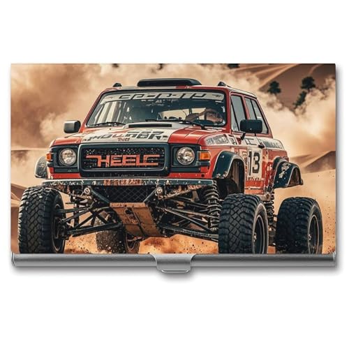 FHESDCW Offroad Racing Visitenkartenetui für Männer & Frauen, professionelles Kartenetui mit Schnalle Stil geschlossen, kompaktes und tragbares Metalletui für Büroangestellte, Stil, Einheitsgröße FHESDCW Offroad Racing Visitenkartenetui für Männer & Frauen, professionelles Kartenetui mit Schnalle Stil geschlossen, kompaktes und tragbares Metalletui für Büroangestellte, Stil, Einheitsgröße von FHESDCW