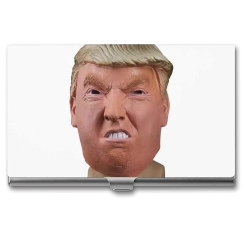 FHESDCW Visitenkartenetui für Männer und Frauen, professionelles Kartenetui mit Schnallenverschluss, kompaktes und tragbares Metalletui für Büroangestellte, Stil, Einheitsgröße, klassisch von FHESDCW