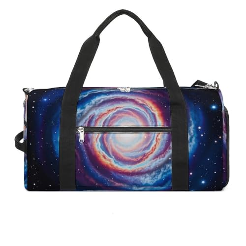 Outer Space Nebula Gas Cloud Gym Bag for Men Women, Waterproof Gym Tote Bags, Large Duffel Bag for Travel Workout von FHESDCW