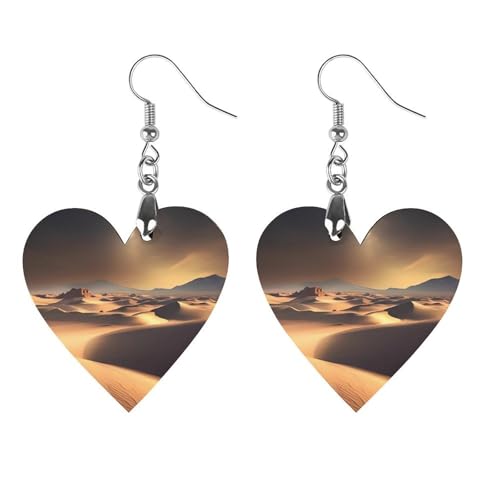 Sahara-Wüstenholz-Ohrringe für Damen, Vintage, eleganter Holzschmuck, leichte Ohrringe für Hochzeit, Party, Alltag, Schmuckgeschenk, Star, Holz, Holz Sahara-Wüstenholz-Ohrringe für Damen, Vintage, eleganter Holzschmuck, leichte Ohrringe für Hochzeit, Party, Alltag, Schmuckgeschenk, Star, Holz, Holz von FHESDCW