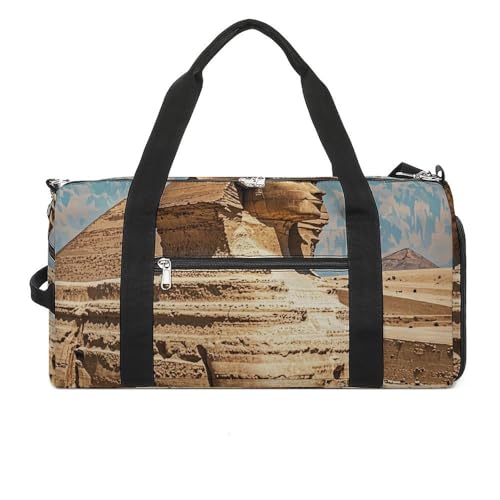Sphinx Turnbeutel für Herren und Damen, wasserdichte Turnbeutel, große Reisetasche für Reisen, Workout Sphinx Turnbeutel für Herren und Damen, wasserdichte Turnbeutel, große Reisetasche für Reisen, Workout von FHESDCW
