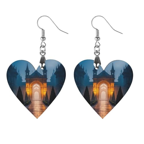 The Garden at Night Holz-Ohrringe für Damen, eleganter Vintage-Holzschmuck, leichte Ohrringe für Hochzeit, Party, alltägliches Schmuckgeschenk, Apricot shaped, Holz, Holz The Garden at Night Holz-Ohrringe für Damen, eleganter Vintage-Holzschmuck, leichte Ohrringe für Hochzeit, Party, alltägliches Schmuckgeschenk, Apricot shaped, Holz, Holz von FHESDCW