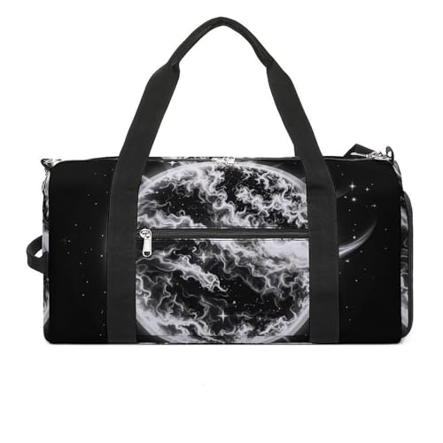 The Mysterious Burning of The Sun Turnbeutel für Männer und Frauen, wasserdichte Turnbeutel, große Seesack für Reisen, Workout von FHESDCW