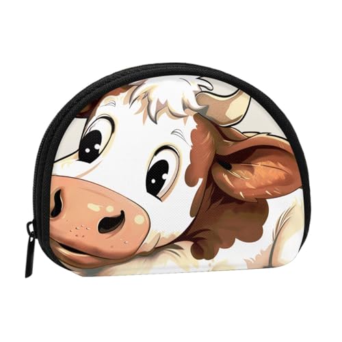 Münzgeldbörse mit niedlichem Kuh-Druck, Mini-Aufbewahrungstasche, Kosmetiktaschenhalter für Damen und Mädchen, Schwarz , Einheitsgröße, Münztasche Münzgeldbörse mit niedlichem Kuh-Druck, Mini-Aufbewahrungstasche, Kosmetiktaschenhalter für Damen und Mädchen, Schwarz , Einheitsgröße, Münztasche von FHESDMN