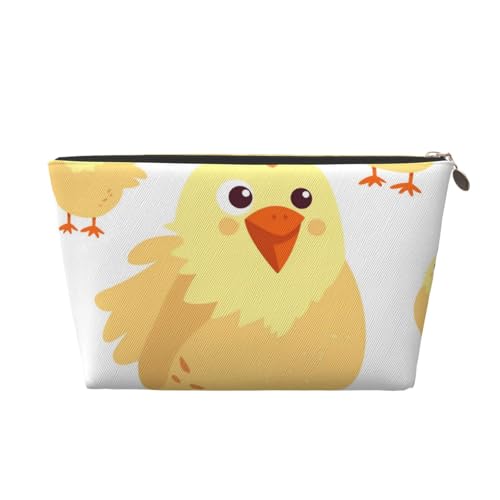 Reise-Kulturbeutel mit Huhn-Motiv, bedruckt, Handtaschen-Organizer, Geldbörsen-Organizer, Innenaufbewahrungstasche in Tasche mit Reißverschlusstasche, gold, Einheitsgröße, Taschen-Organizer von FHESDMN
