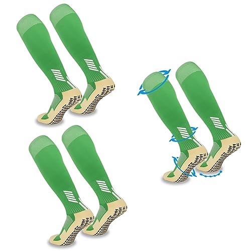 FIBOGOUP 3 Paar Fußballsocken für Kinder Herren | Universalgröße 39-44 | Flexibel, Rutschfest | Knöchel- und Fußgewölbestützung | Perfekter Sitz, atmungsaktiv | Trete jeden Ball perfekt. von FIBOGOUP