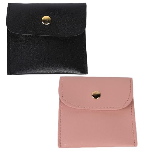 FIBOUND 2 Hochwertige PU-Leder Schmucketuis - Mit Druckknopfverschluss. Praktisches Reiseduo in Schwarz + Rosé zur Aufbewahrung von Armbändern & Ohrringen. Inkl. Geschenkverpackung FIBOUND 2 Hochwertige PU-Leder Schmucketuis - Mit Druckknopfverschluss. Praktisches Reiseduo in Schwarz + Rosé zur Aufbewahrung von Armbändern & Ohrringen. Inkl. Geschenkverpackung von FIBOUND