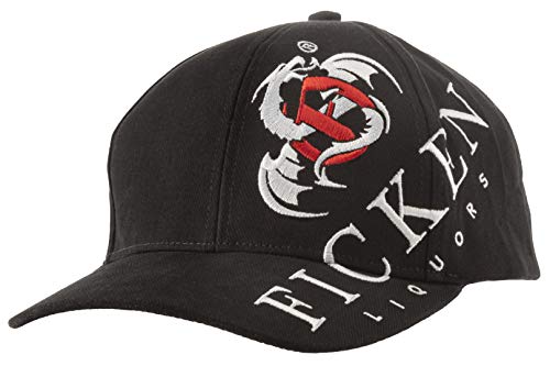 Ficken Cap mit hochwertigem Stick, Drache, Baseball-Cap von FICKEN Liquors