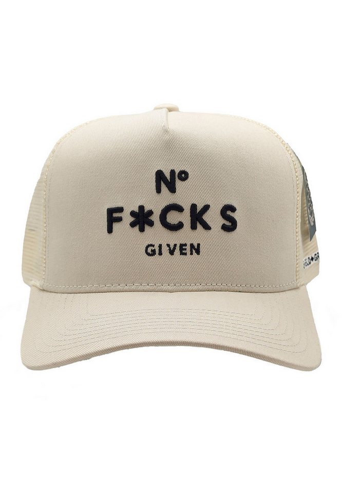 FIELD GRADE Trucker Cap FIELD GRADE Trucker Cap NO F*CKS Sand Beige von FIELD GRADE
