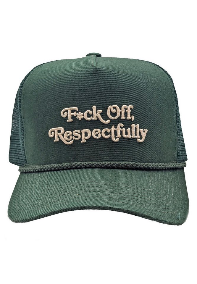 FIELD GRADE Trucker Cap FIELD GRADE Trucker Cap RESPECTFULLY FG Green Grün von FIELD GRADE