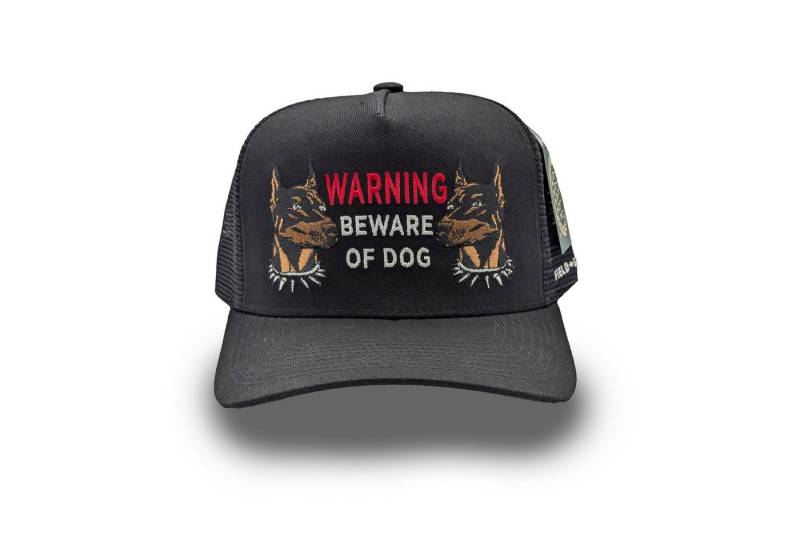 FIELD GRADE Trucker Cap Field Grade Beware Of Dog Trucker Cap Twill Mesh (Basecap, Meshcap, Trucker Kappe) von FIELD GRADE