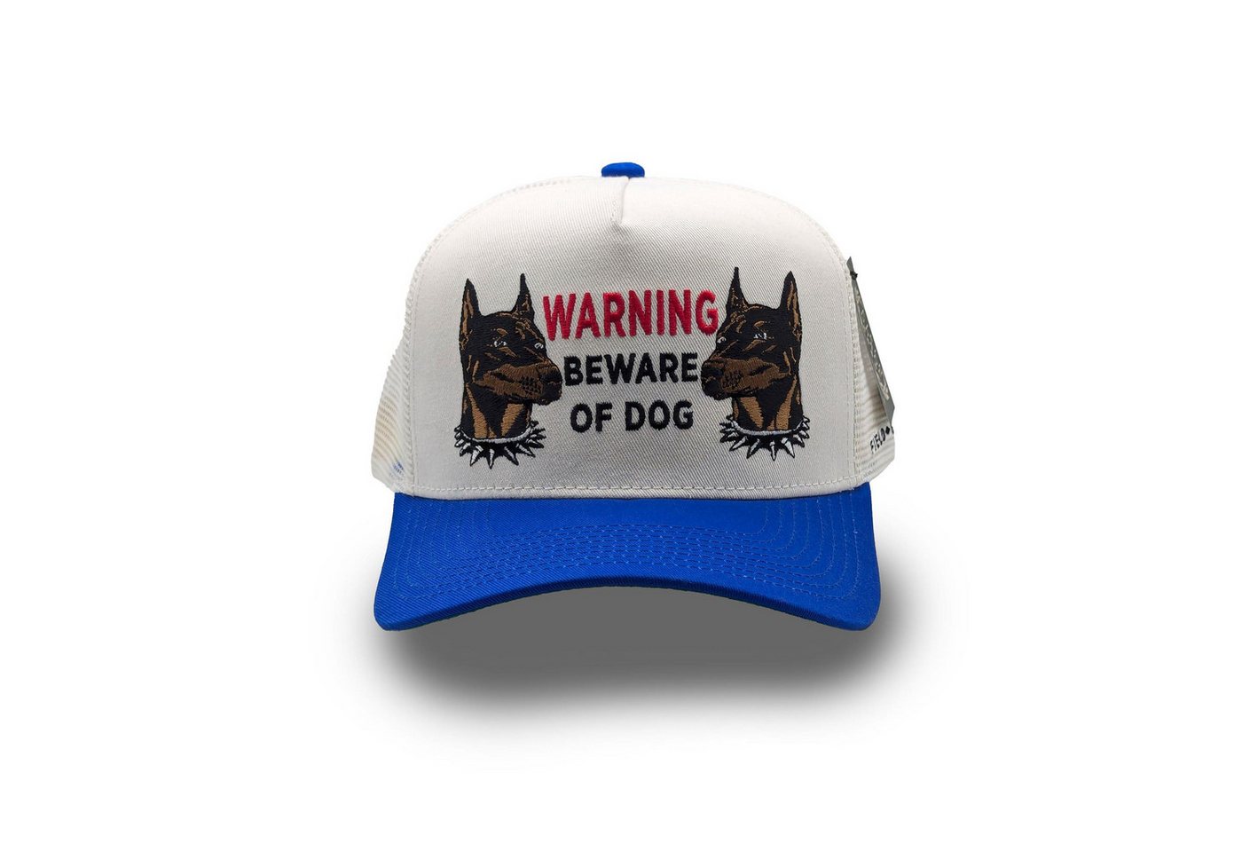 FIELD GRADE Trucker Cap Field Grade Beware Of Dog Trucker Cap Twill Mesh (Basecap, Meshcap, Trucker Kappe) von FIELD GRADE