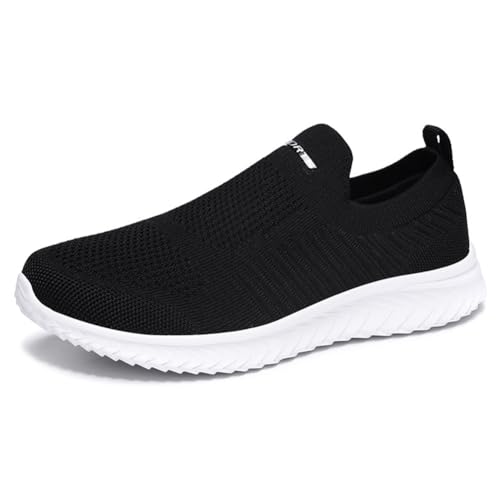FIENZA Damen Sneaker Slip in Herren Freihändig Schlupfschuhe Handfrei Sportschuhe Walkingschuhe Slip on Fitnessschuhe Outdoor Freizeitschuhe von FIENZA