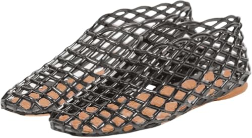Netz-Ballerinas für Damen,Gewebte Jelly-Ballerinas für Damen Bequem Slip-in Flache Schuhe Netz-Ballerinas Jelly-Schuhe Bequeme Flats mit Strasssteinen Netz-Ballerinas für Damen,Gewebte Jelly-Ballerinas für Damen Bequem Slip-in Flache Schuhe Netz-Ballerinas Jelly-Schuhe Bequeme Flats mit Strasssteinen von FIENZA