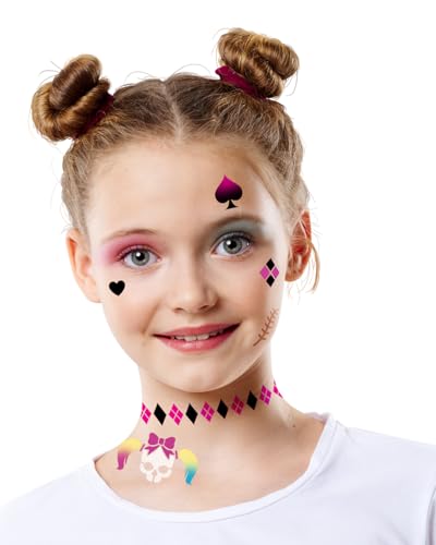 FIESTAS GUIRCA | Kinder Make-up Schablone Fuchsia (14x20 cm) - Make-up Set für Kostümpartys, Einhörner, Bösewichte und Superhelden, Halloween, Karneval und Feiern - Ideal für Kinder - Fuchsia von FIESTAS GUIRCA