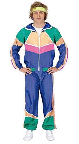 Fiestas Guirca Lustiger Fasching Jogginganzug 80er Jahre Herren - Größe L 52 – 54 - Blauer 80 er Jahre Trainingsanzug Herren - 90er Jahre Outfit Karneval, Bad Taste Outfit, DDR Trainingsanzug Fiestas Guirca Lustiger Fasching Jogginganzug 80er Jahre Herren - Größe L 52 – 54 - Blauer 80 er Jahre Trainingsanzug Herren - 90er Jahre Outfit Karneval, Bad Taste Outfit, DDR Trainingsanzug von Fiestas Guirca