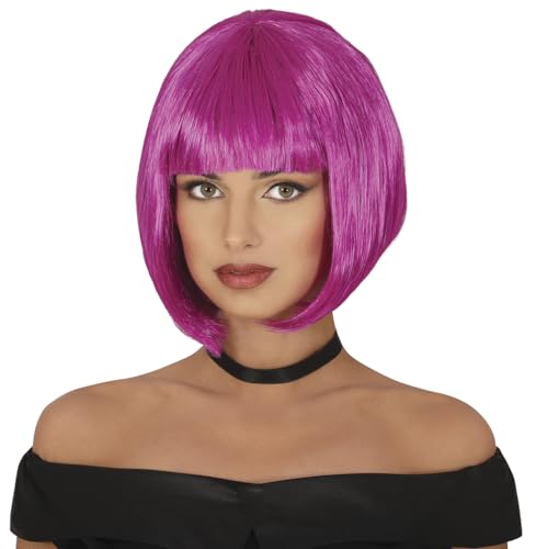 Fiestas GUIRCA Purple Bob Wig 100 g - Beutel von FIESTAS GUIRCA
