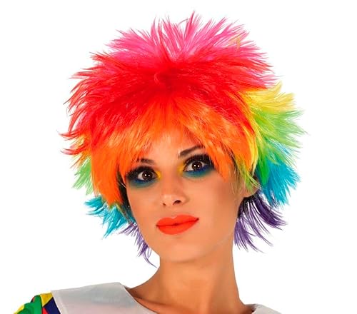 Guirca 4504 Kurzhaarperücke, mehrfarbig, in Box von FIESTAS GUIRCA