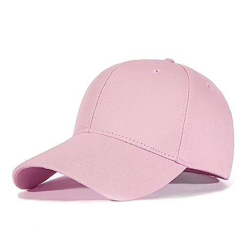 FIFTHAVE Baseball Cap Herren,Basecap Sommer Unisex Kappe Damen Verstellbar Sonnenschutz Einstellbare Baseballkappe Baumwolle Baseball Mützen Trucker Cap Outdoor Running Freizeit Baseballhüte,Rosa von FIFTHAVE