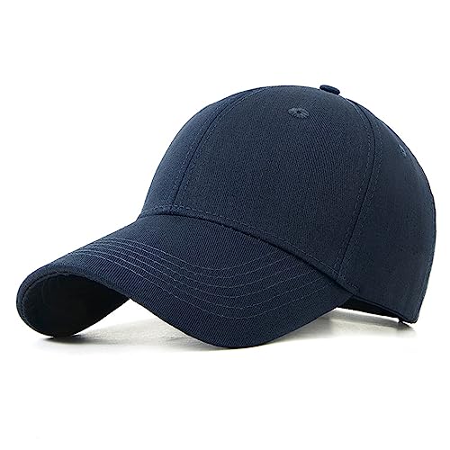 FIFTHAVE Basecap Herren & Damen,Unisex Baseball Cap Sommer Kappe Verstellbar Basecap Sonnenschutz Baseballkappen Sports Cap Baumwolle Baseballmütze Classic Outdoor Baseball Hüte,Dunkelblau von FIFTHAVE