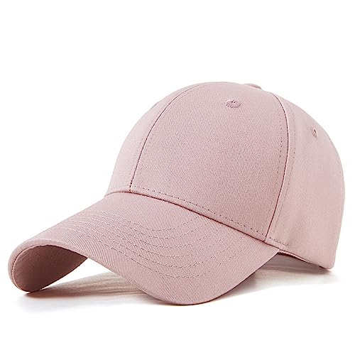 FIFTHAVE Basecap Herren & Damen,Unisex Baseball Cap Sommer Kappe Verstellbar Basecap Sonnenschutz Baseballkappen Sports Cap Baumwolle Baseballmütze Classic Outdoor Baseball Hüte,Dunkelrosa von FIFTHAVE