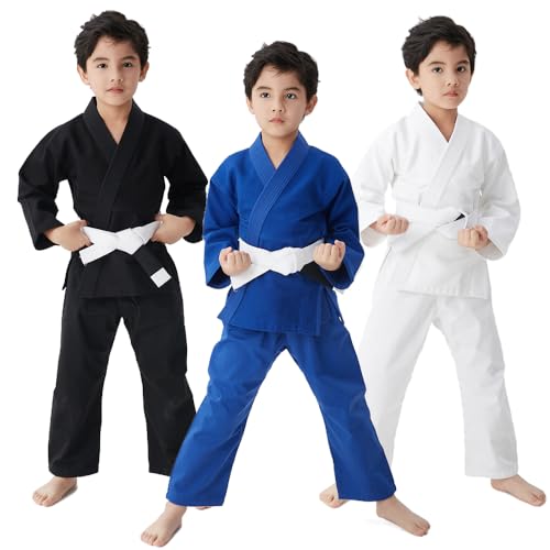 FIGHTSPIRIT Brasilianische Jiu Jitsu Gi Jugend IBJJF Kinder BJJ Uniform Durable Hose & Jacke Gürtel nicht im Lieferumfang enthalten, Blau, 7 Jahre FIGHTSPIRIT Brasilianische Jiu Jitsu Gi Jugend IBJJF Kinder BJJ Uniform Durable Hose & Jacke Gürtel nicht im Lieferumfang enthalten, Blau, 7 Jahre von FIGHTSPIRIT