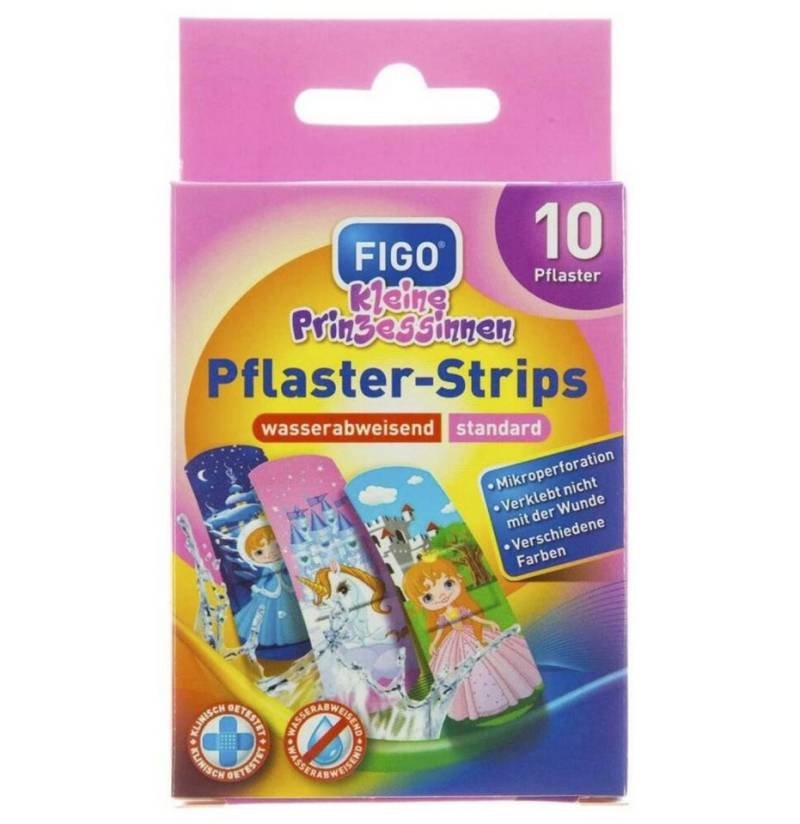 FIGO Wundpflaster 20x FIGO Kinder Pflaster Strips Kleine Prinzessinnen Wundverband Set (20 St) von FIGO