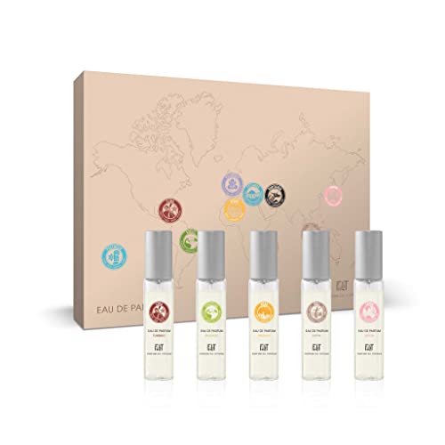 Fiilit Parfum Du Voyage, Entdeckungs-Set für Eau de Parfum – 5 x 11 ml Fiilit Parfum Du Voyage, Entdeckungs-Set für Eau de Parfum – 5 x 11 ml von FIILIT PARFUM DU VOYAGE FRAGRANCES DU MONDE REVER.EXPLORER.DECOUVRIR PARFUMER