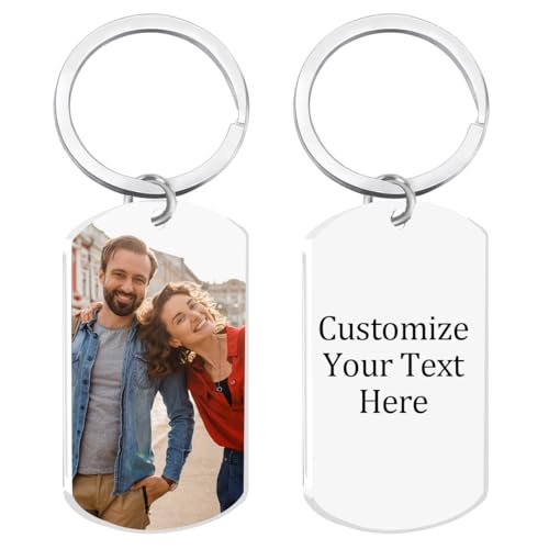 FIKCIK Personalisierter Schlüsselanhänger Mit Foto - Nicht Verblassend, Selbst Gestaltbar für Pärchen FIKCIK Personalisierter Schlüsselanhänger Mit Foto - Nicht Verblassend, Selbst Gestaltbar für Pärchen von FIKCIK