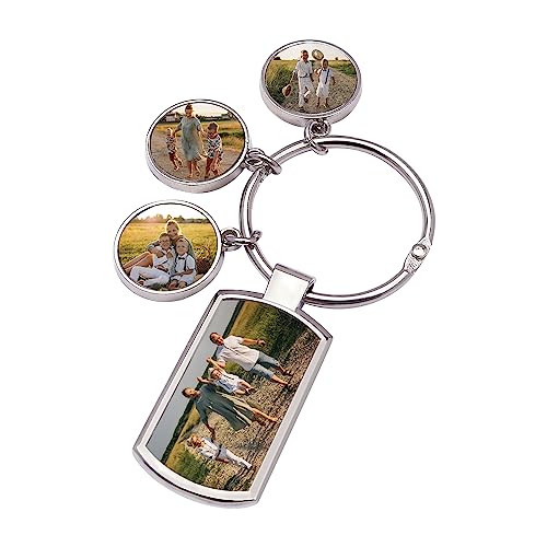 FIKCIK Schlüsselanhänger, Personalised Photo Keyring, mit Foto, für Paare DIY for Gifts Stainless Steel, 3.4'' x 8.5'' FIKCIK Schlüsselanhänger, Personalised Photo Keyring, mit Foto, für Paare DIY for Gifts Stainless Steel, 3.4'' x 8.5'' von FIKCIK