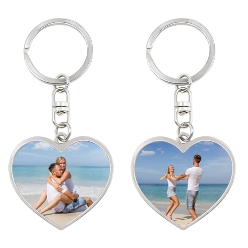FIKCIK Schlüsselanhänger Personalisiert Foto, Selber Machen, mit Bild Gravur, Weihnachten Geschenke Beste Freundin Pärchen… (Stil 8) FIKCIK Schlüsselanhänger Personalisiert Foto, Selber Machen, mit Bild Gravur, Weihnachten Geschenke Beste Freundin Pärchen… (Stil 8) von FIKCIK