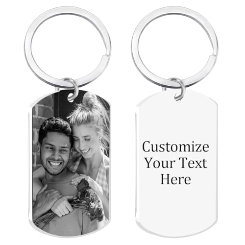 FIKCIK Schlüsselanhänger Personalisiert Foto, Selber Machen, mit Bild Gravur, Weihnachten Geschenke Beste Freundin Pärchen FIKCIK Schlüsselanhänger Personalisiert Foto, Selber Machen, mit Bild Gravur, Weihnachten Geschenke Beste Freundin Pärchen von FIKCIK