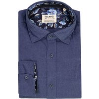 FIL NOIR Herren Hemd blau von FIL NOIR