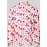 FIL NOIR Regular Fit Business-Hemd mit Kentkragen Modell 'ROMA' in Pink, Größe 44 von FIL NOIR