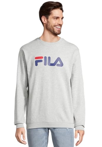 BARBIAN crew sweat-Light Grey Melange-M von FILA